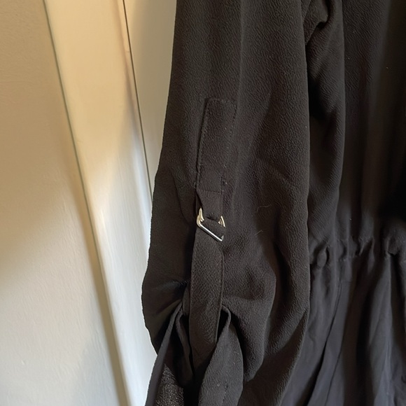 H&M Divided size 12 black 3/4 length duster - Picture 2 of 4
